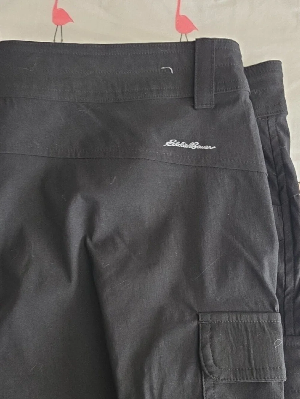 Eddie Bauer Black Cargo Shorts